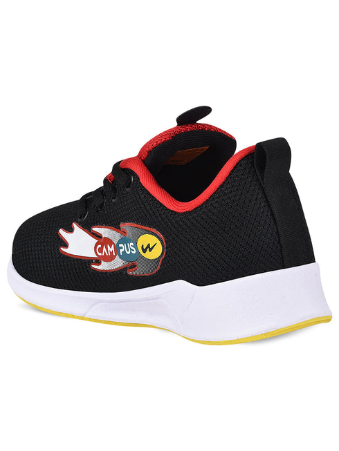 HM-604 Black Kid's Running Shoes